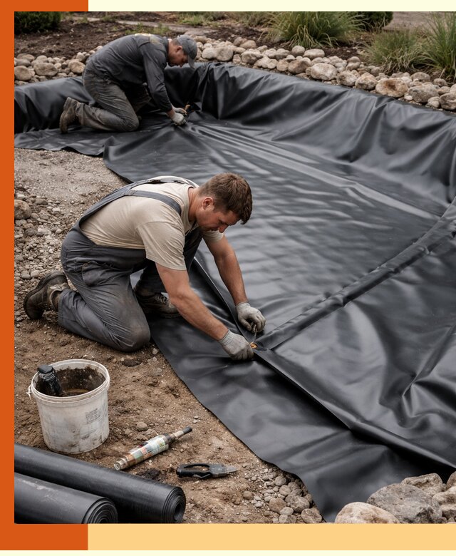 Гидроизоляция пруда в Апатитах: надежная защита и герметизация