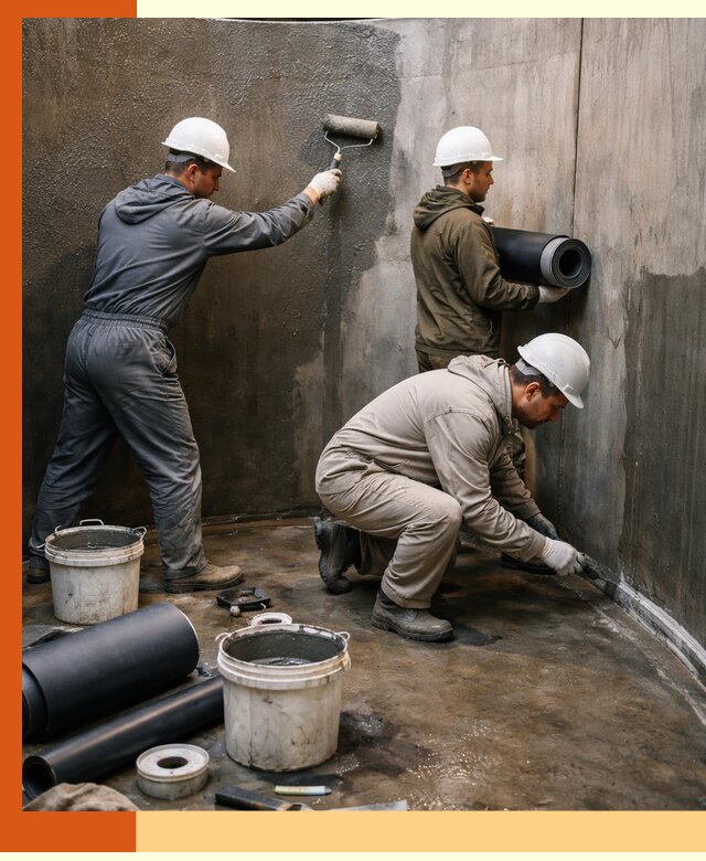 Гидроизоляция резервуара профессионально в Апатитах