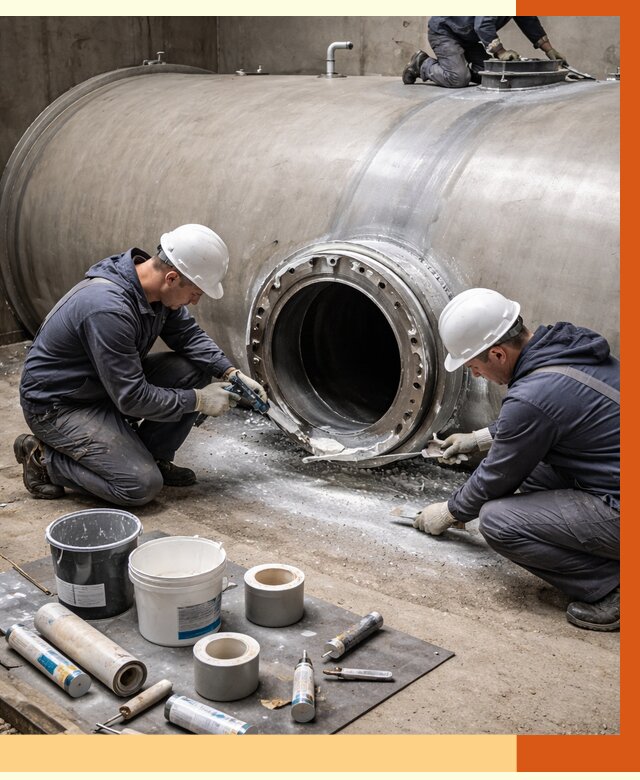 Гидроизоляция резервуара с топливом в Апатитах от 77790 руб. под ключ | ТепломастерПтт