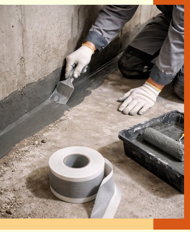 Гидроизоляция швов и герметизация стыков в Апатитах от 1297 руб. | ТепломастерПтт