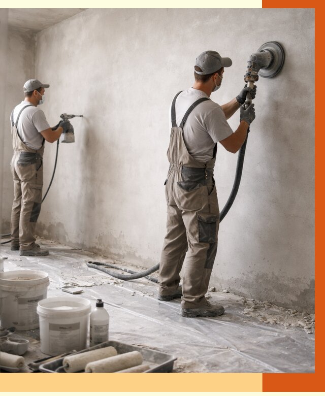 Подготовка поверхности под напыление в Апатитах от 1245 руб. — ТепломастерПтт