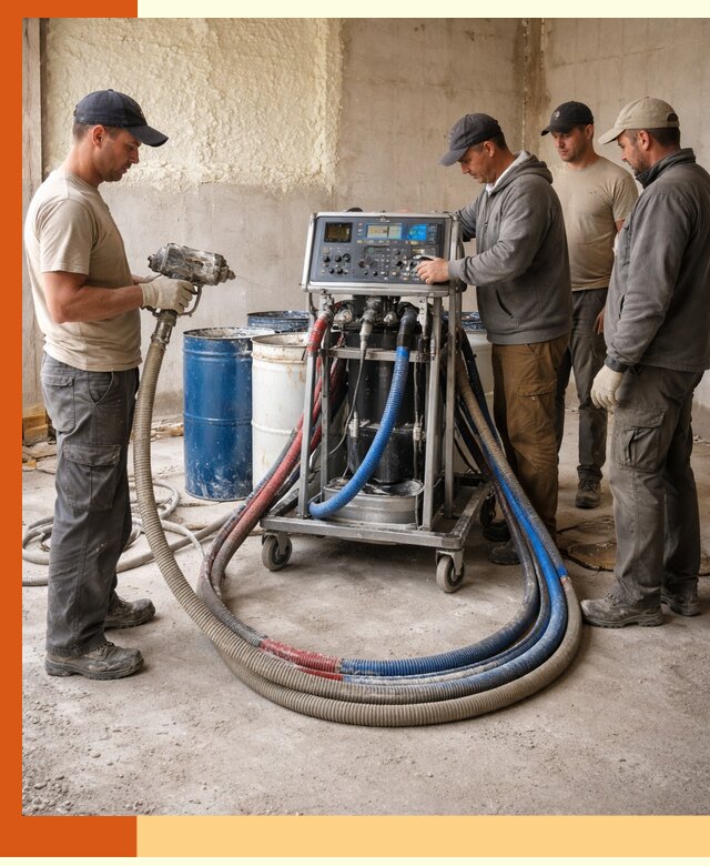 Аренда установки для напыления ППУ в Апатитах на выгодных условиях